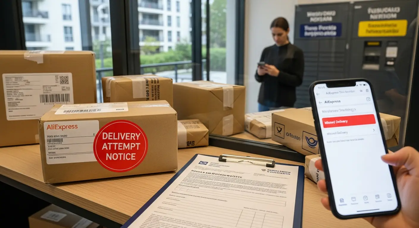 Ako propustite dostavu s AliExpressa u Hrvatskoj, pošiljka će najčešće biti ostavljena u najbližoj pošti, gdje je možete preuzeti unutar određenog roka.