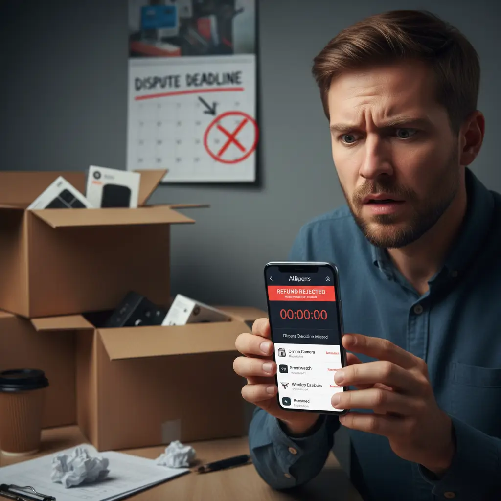 Ako propustite rok za otvaranje spora na AliExpressu, više nećete moći podnijeti prigovor ni zatražiti povrat novca putem platforme.