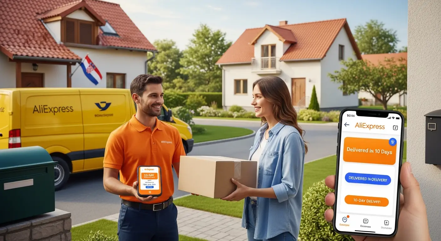 AliExpress 10-Day Delivery u Hrvatskoj znači da naručene proizvode s označenjem