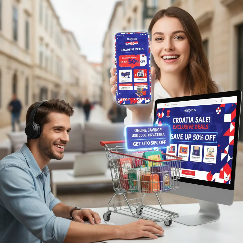 AliExpress kuponi i promo kodovi za Hrvatsku omogućuju kupcima dodatne popuste i uštede prilikom online kupovine na AliExpressu.