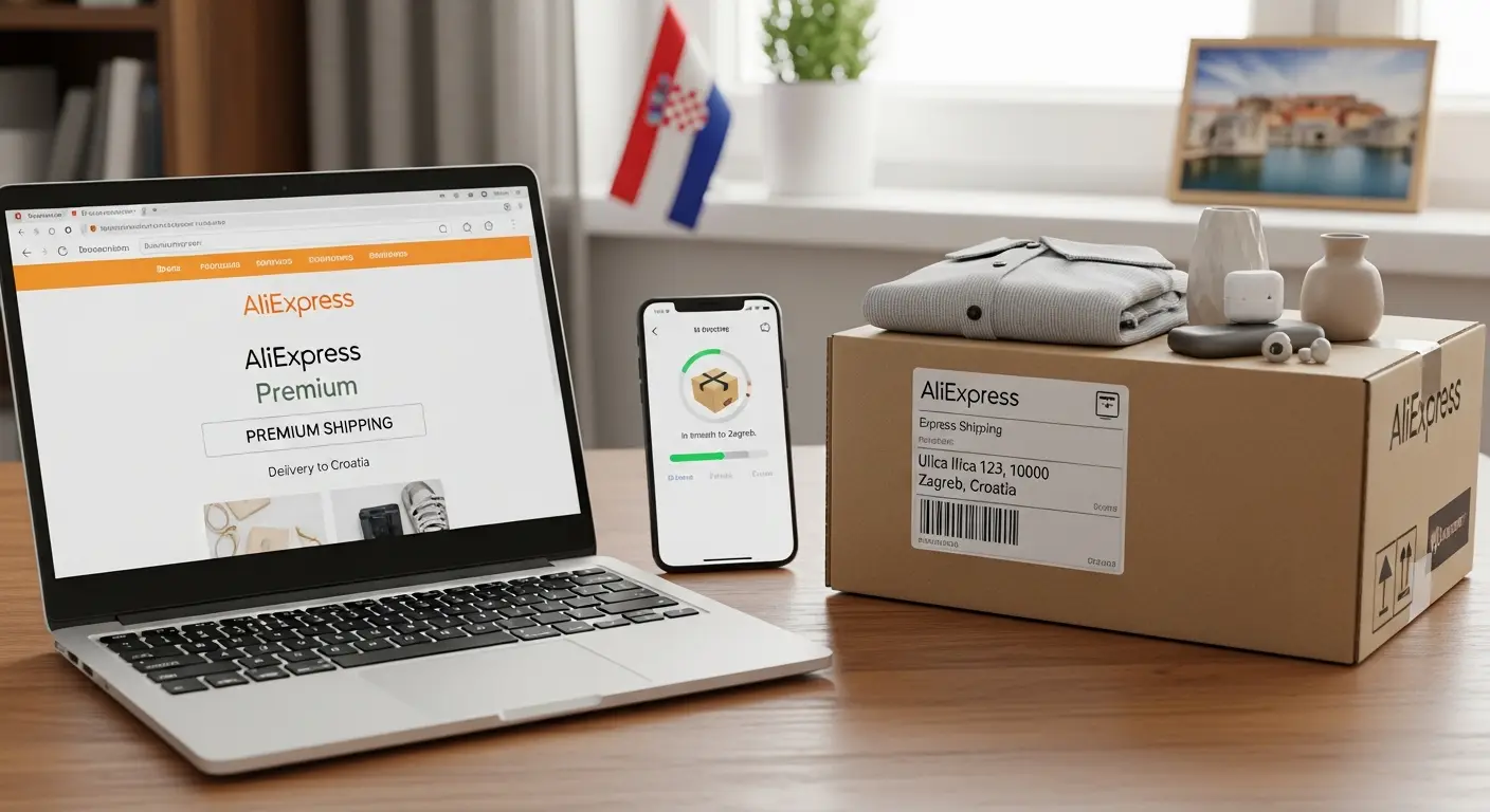 AliExpress Premium i Express dostava za Hrvatsku omogućuju bržu isporuku, ali su skuplje, pa se isplativost ovisi o hitnosti narudžbe i vrijednosti proizvoda.