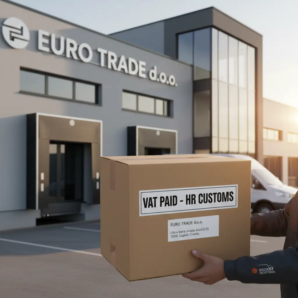 Da, pri online narudžbi na poslovnu adresu u Hrvatskoj plaća se PDV, osim ako je riječ o kupnji iz druge države članice EU uz valjani PDV identifikacijski broj tvrtke, kada se može primijeniti oslobođenje od PDV-a putem prijenosa porezne obveze (reverse charge).