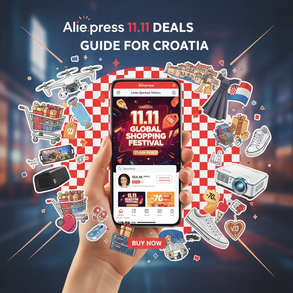 Ilustracija šarenih shopping vrećica i popusta uz natpis 