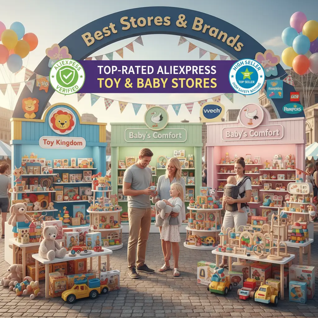 Najbolje AliExpress trgovine igračaka i opreme za bebe s ocjenama sigurnosti nude širok izbor proizvoda uz pouzdane recenzije koje olakšavaju sigurno online kupovanje za djecu.