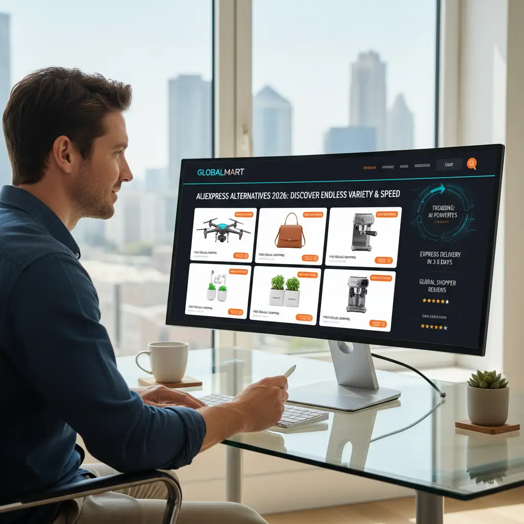 Najbolje alternative za online kupovinu umjesto AliExpressa u 2026. godini uključuju platforme poput Amazon, eBay, Shein, Banggood i DHgate, koje nude širok izbor proizvoda i povoljne cijene.