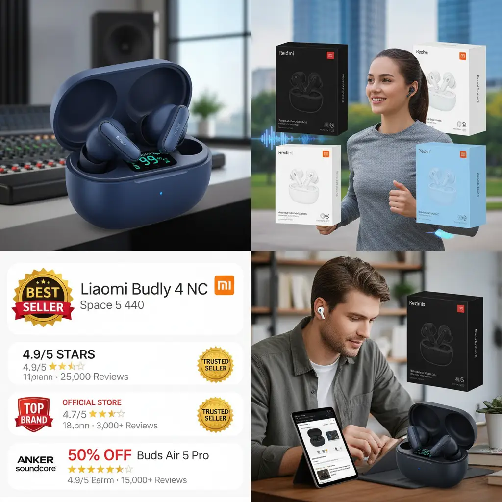 Najbolje bežične slušalice na AliExpressu s visokim ocjenama nude izvrsnu kvalitetu zvuka, dugotrajnu bateriju i povoljnu cijenu za online kupovinu.