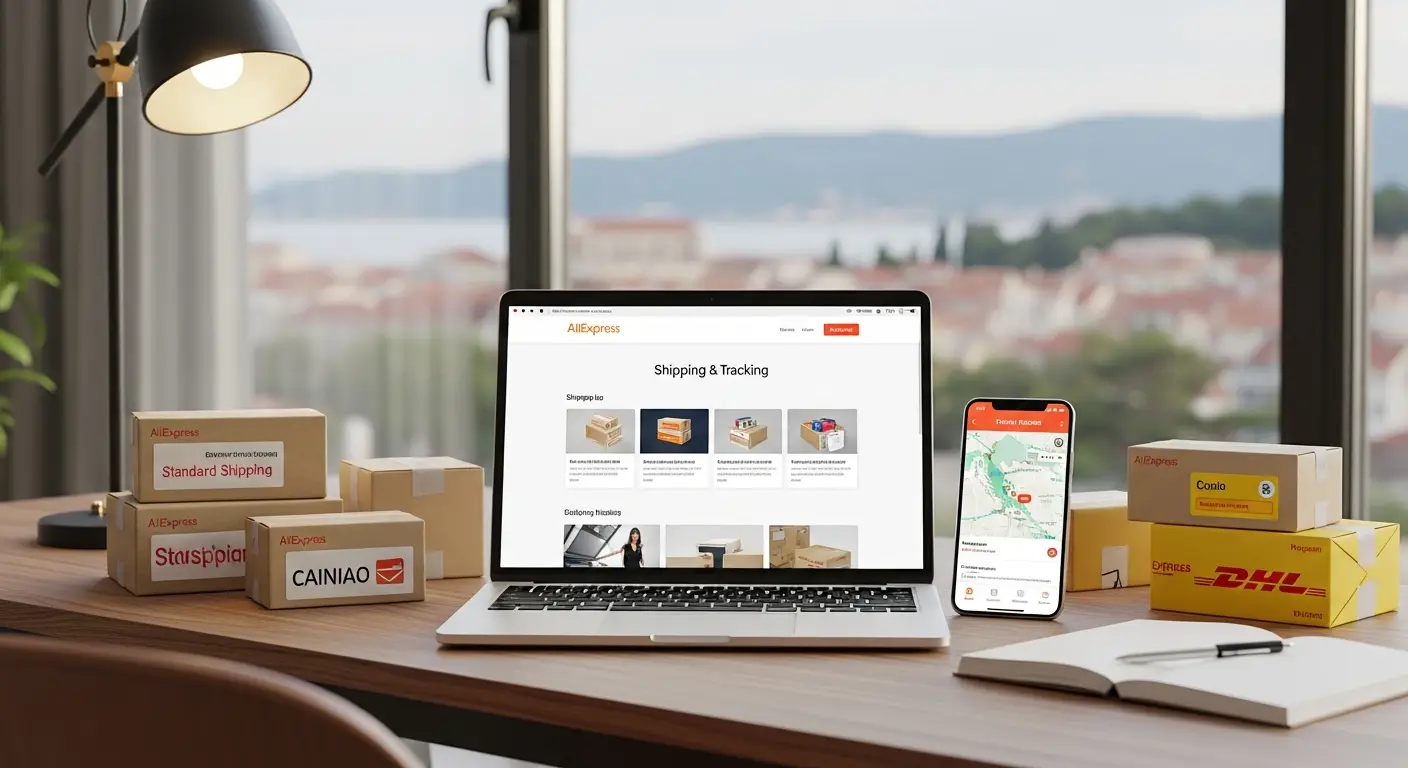 Najbrže metode dostave s AliExpressa u Hrvatsku uključuju AliExpress Standard Shipping, AliExpress Premium Shipping i kurirske službe poput DHL, koje omogućuju bržu isporuku naručenih proizvoda.