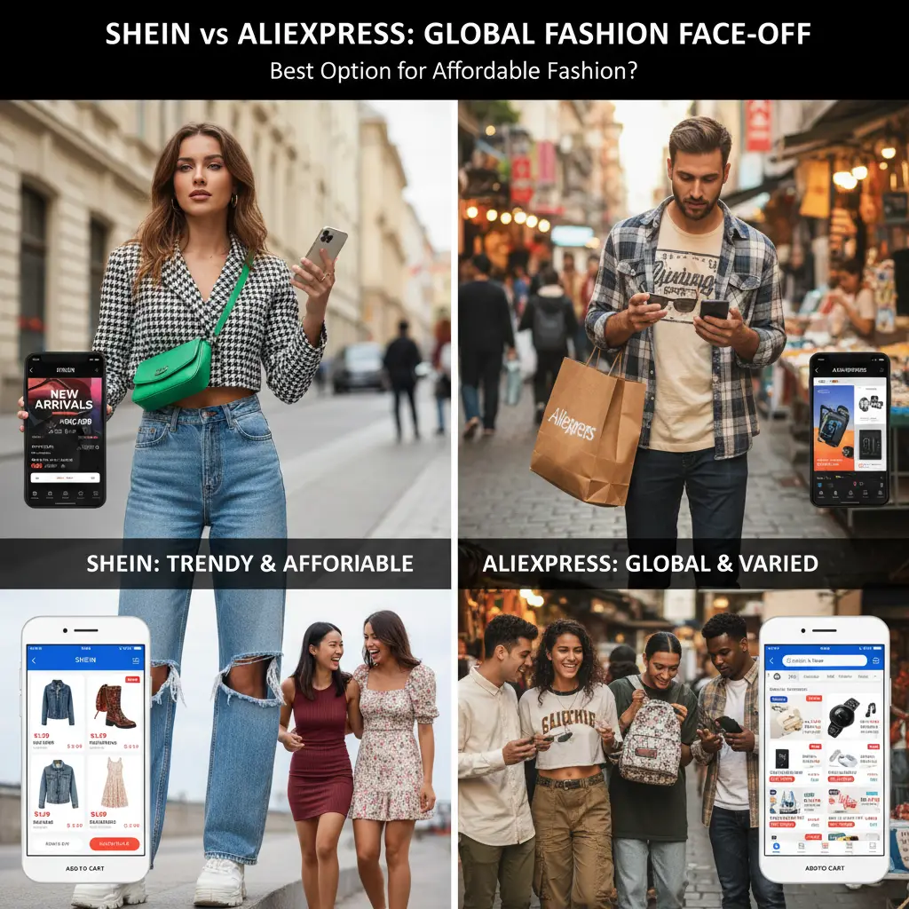 Shein je popularniji zbog modernijih dizajna i brže dostave, dok AliExpress nudi širi izbor i često niže cijene, pa je najbolja opcija za povoljnu modu ovisno o vašim prioritetima.