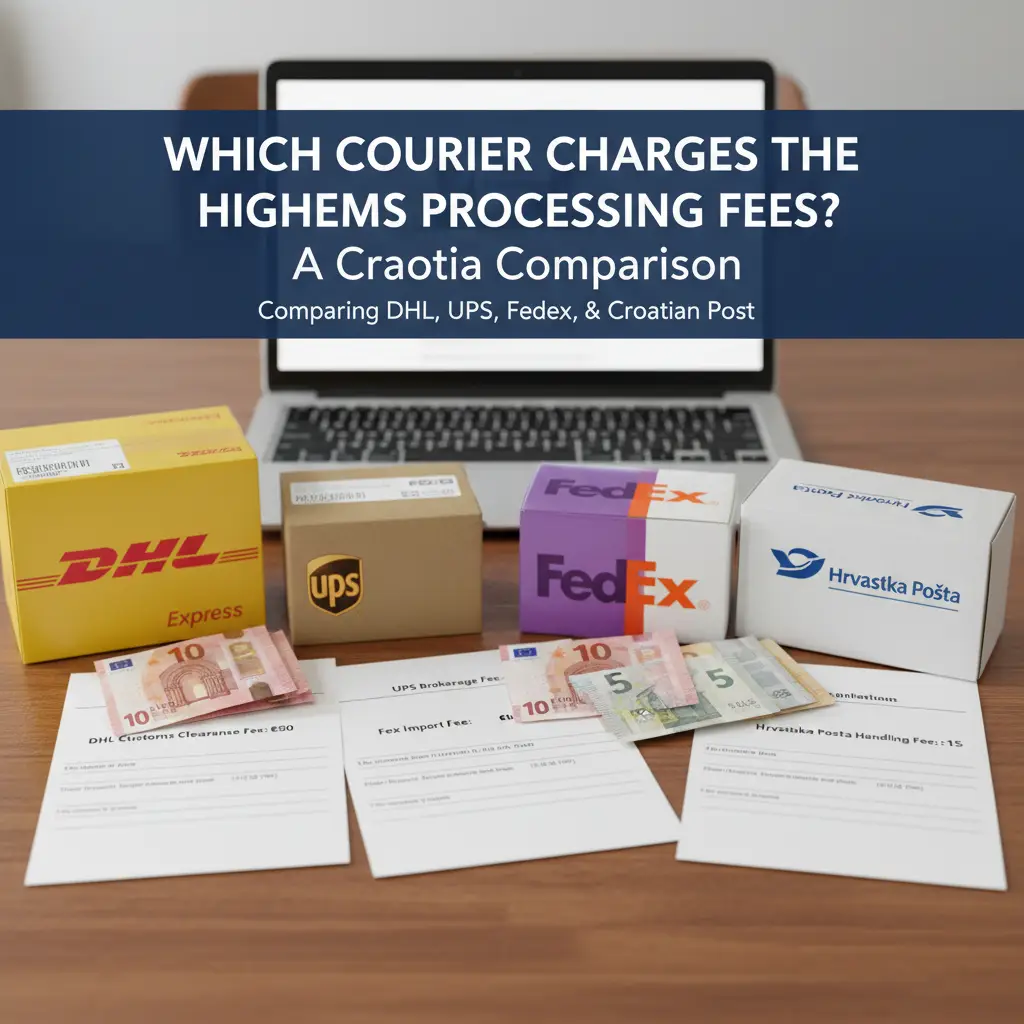 U Hrvatskoj, DHL često naplaćuje najviše naknade za carinsku obradu pri online kupovini.