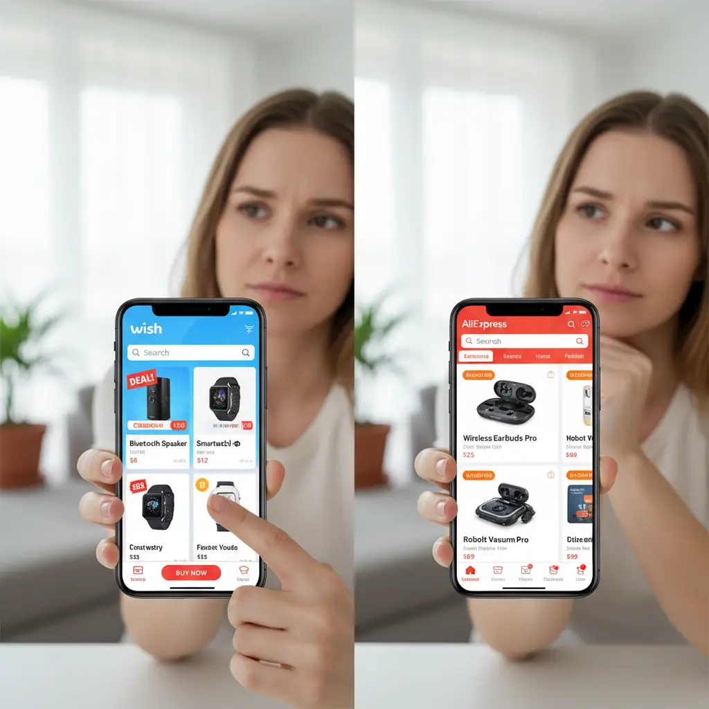 Wish i AliExpress nude sličan izbor jeftinih proizvoda, ali AliExpress često pruža bolju vrijednost zbog šire ponude, pouzdanijih prodavača i povoljnijih cijena dostave.