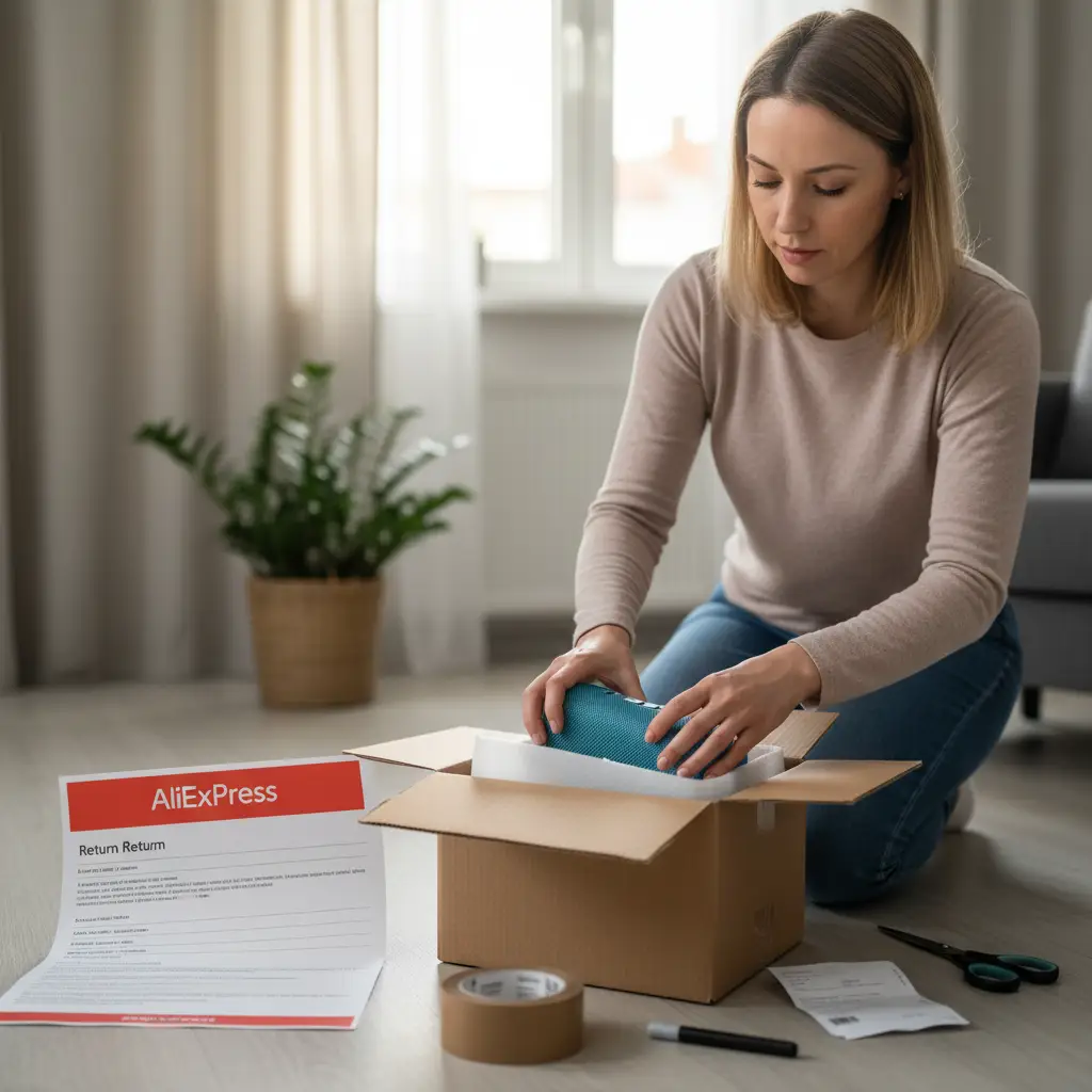 Za povrat naručene stavke s AliExpressa u Hrvatskoj, prijavite zahtjev za povrat putem svog AliExpress računa, slijedite upute za povrat i pošaljite proizvod natrag prodavaču prema dogovoru.