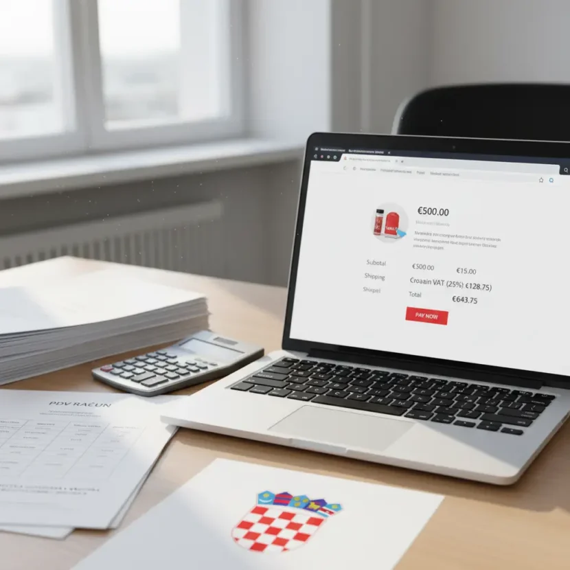 Online narudžba na poslovnu adresu u Hrvatskoj: računi, PDV iznosi, uvjeti oslobođenja i pravila za poduzeća prilikom kupnje putem interneta.