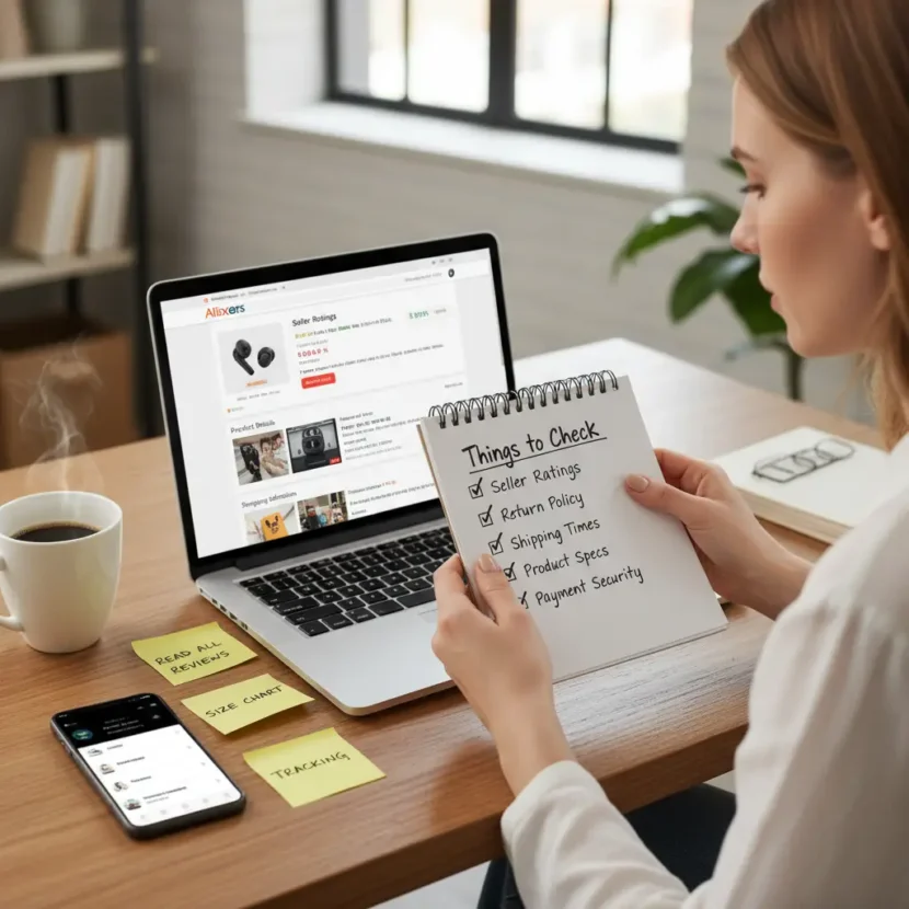 Provjera ocjena prodavača, recenzija kupaca, povijesti trgovine i sigurnosti plaćanja prije naručivanja od novog prodavača na AliExpressu.
